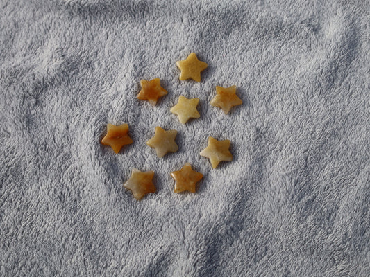 Mini Yellow Aventurine Star