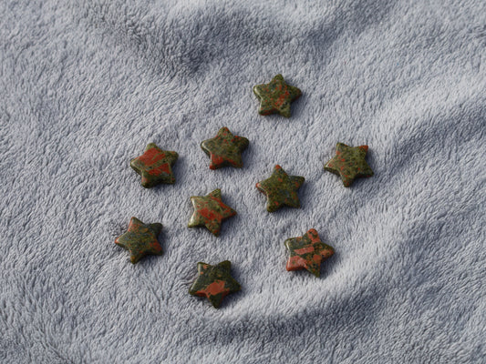 Mini Unakite Star