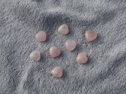 Mini Rose Quartz Heart