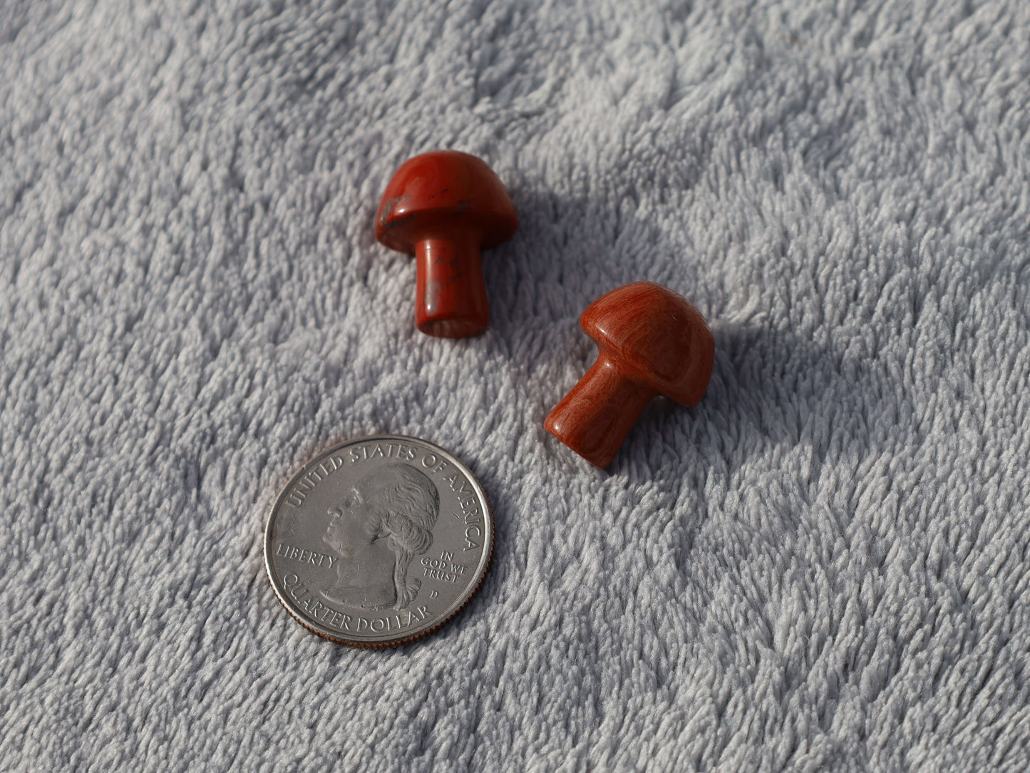 Mini Red Jasper Mushroom