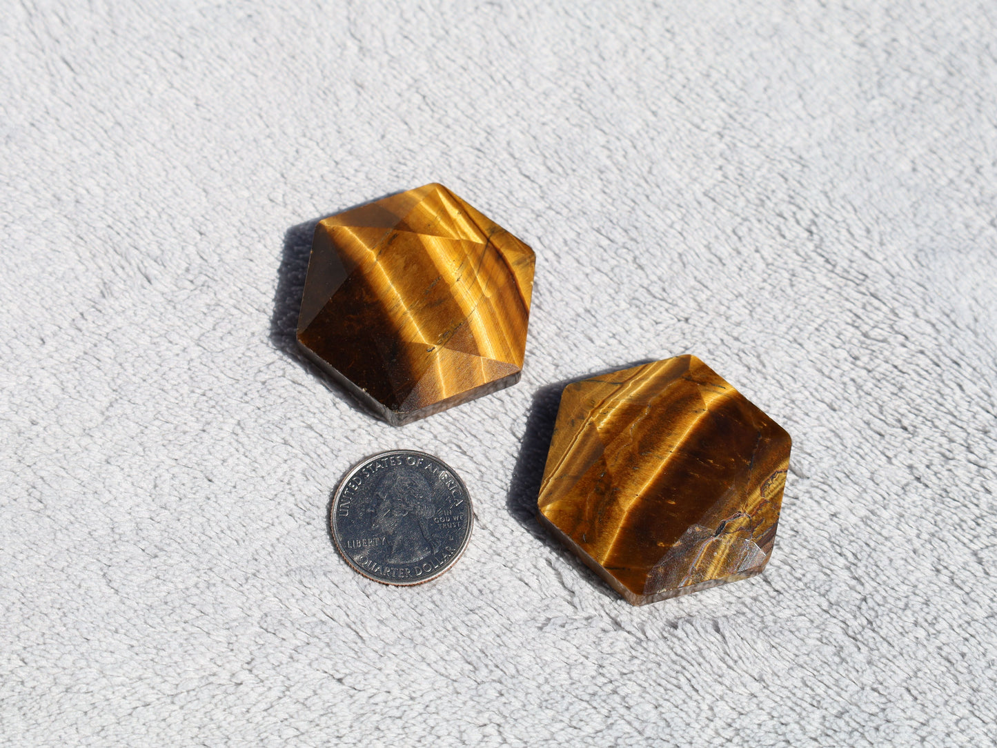 Tigers Eye Hexagon