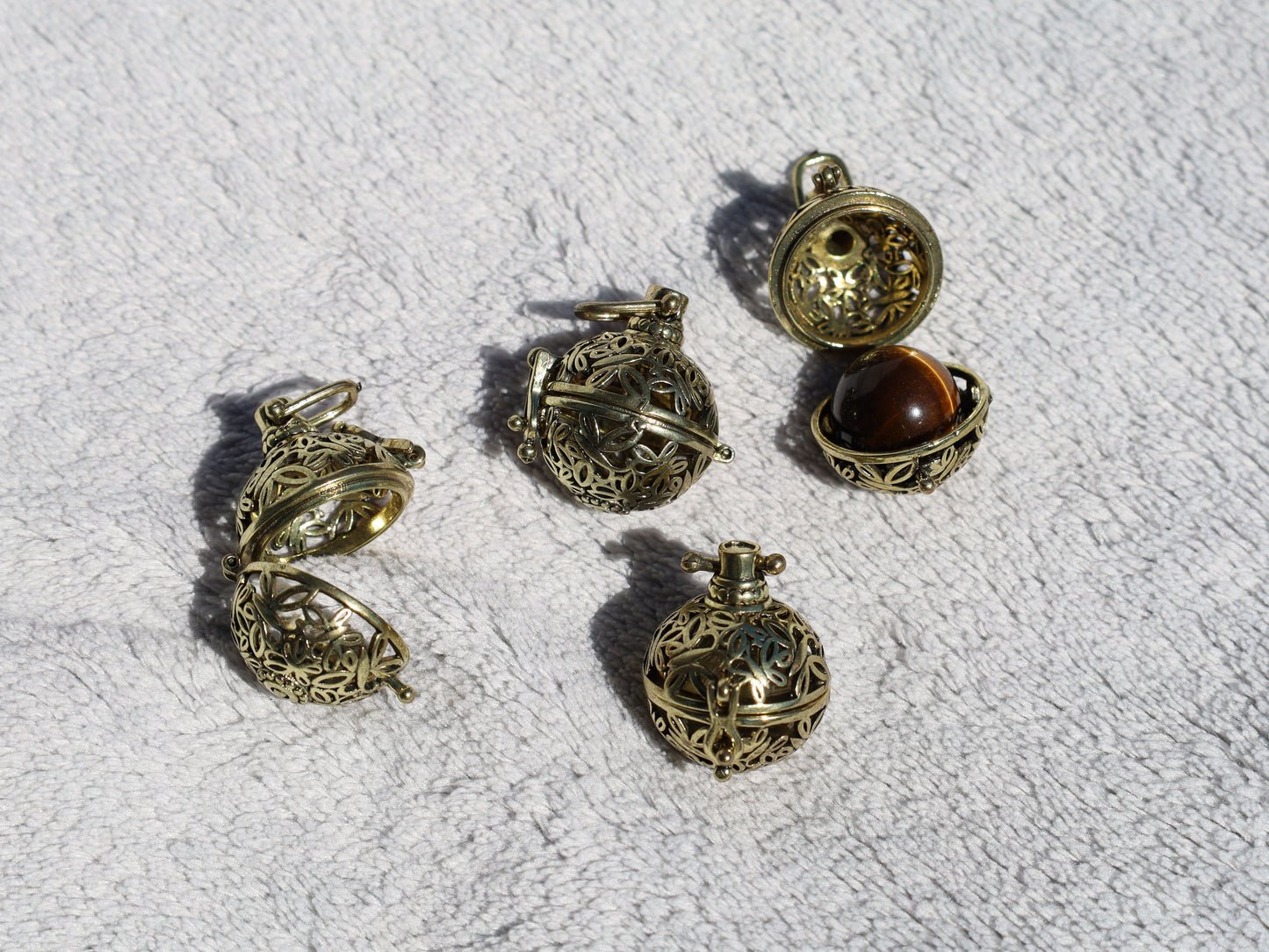 Bronze Sphere Locket