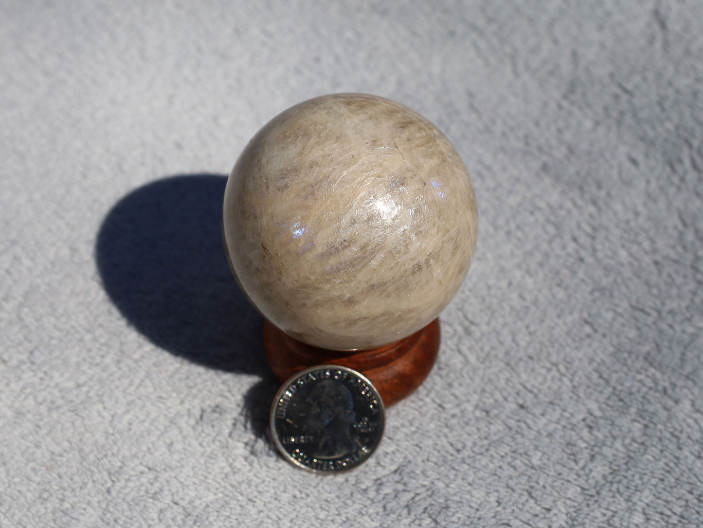 Flashy Moonstone Sphere #3