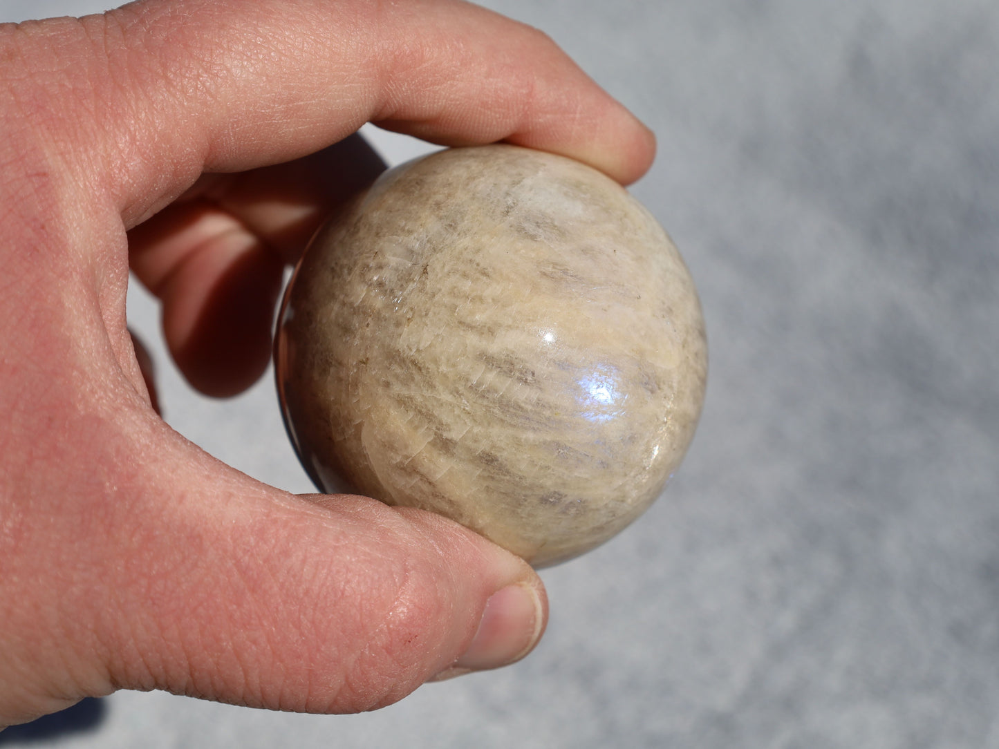 Flashy Moonstone Sphere #3