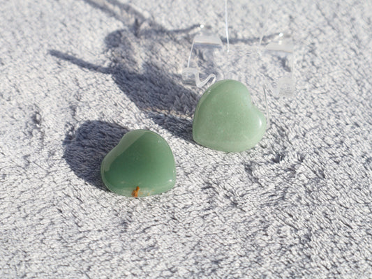 Green Aventurine Heart