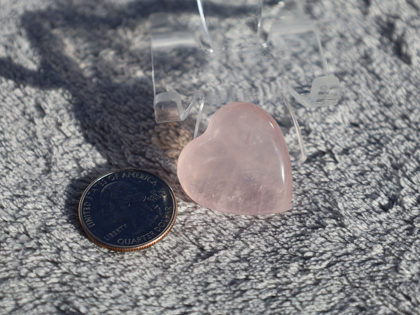 Rose Quartz Heart