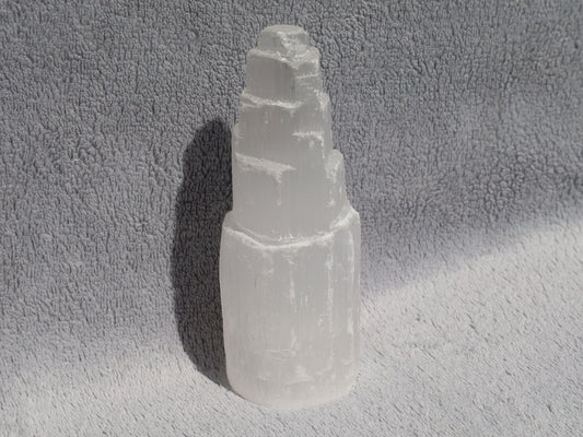 Satin Spar Selenite Tower