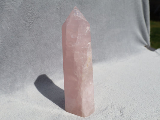 Large Rose Quartz Tower