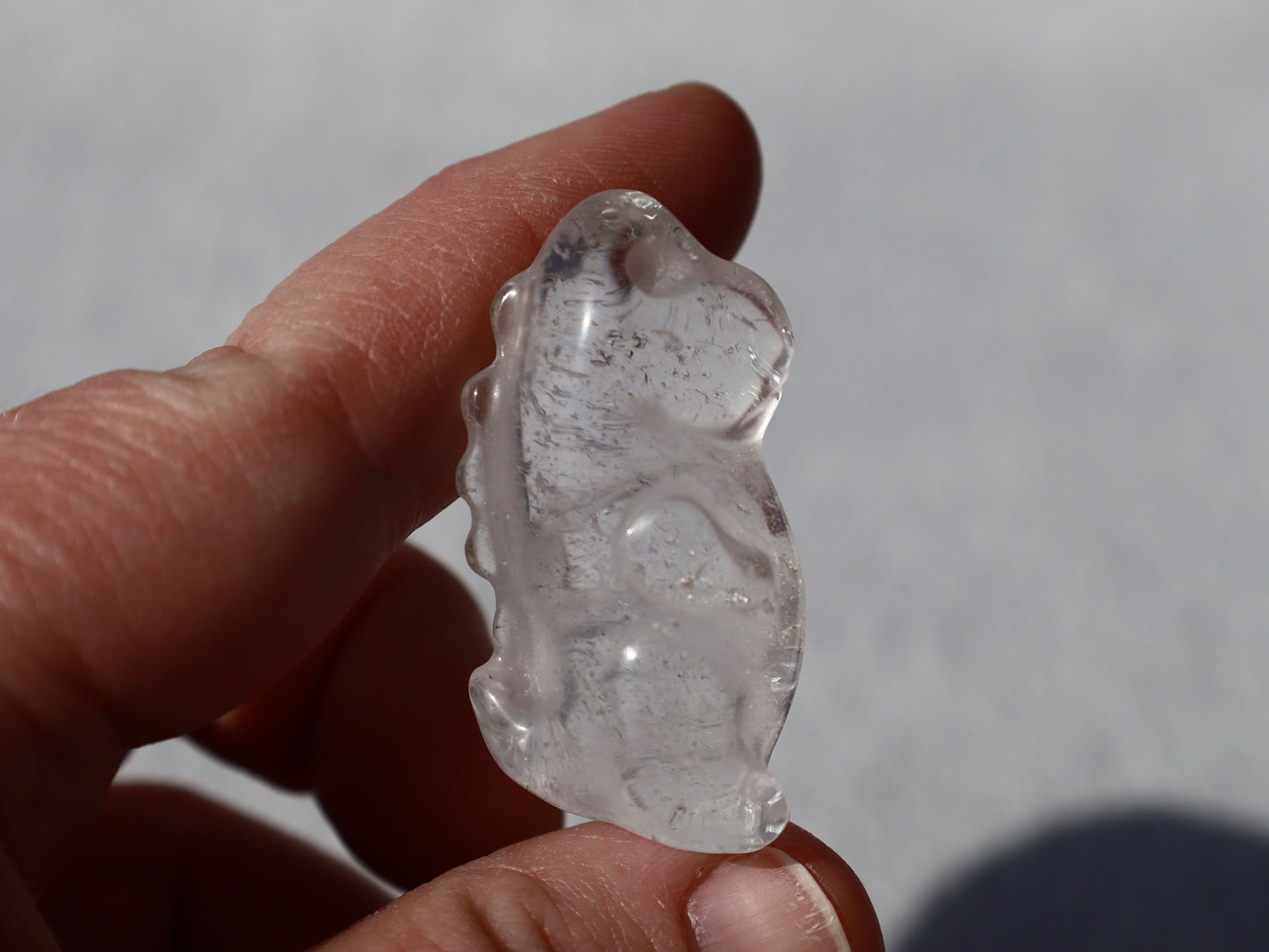 Clear Quartz Dinosaur