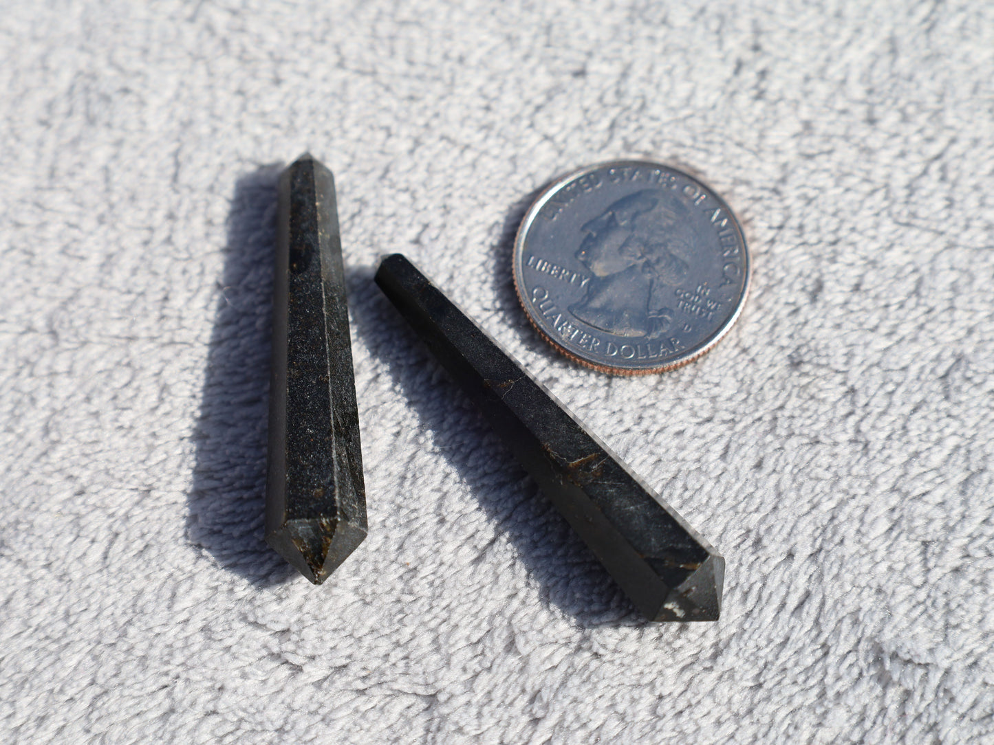 Black Tourmaline Double Point