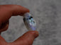 Rainbow Moonstone With Tourmaline Cabochon