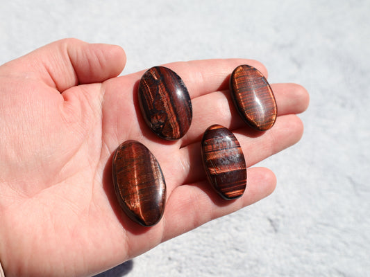 Red Tiger's Eye Cabochon