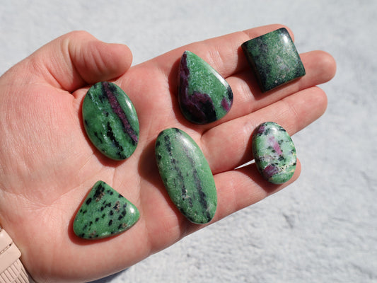 Ruby Zoisite Cabochon