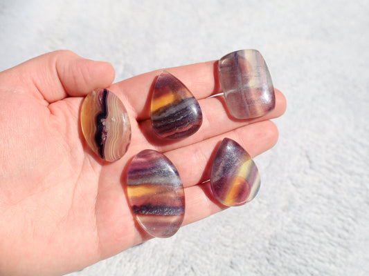 Rainbow Fluorite Cabochon