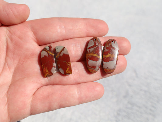 Noreena Jasper Cabochon Pair