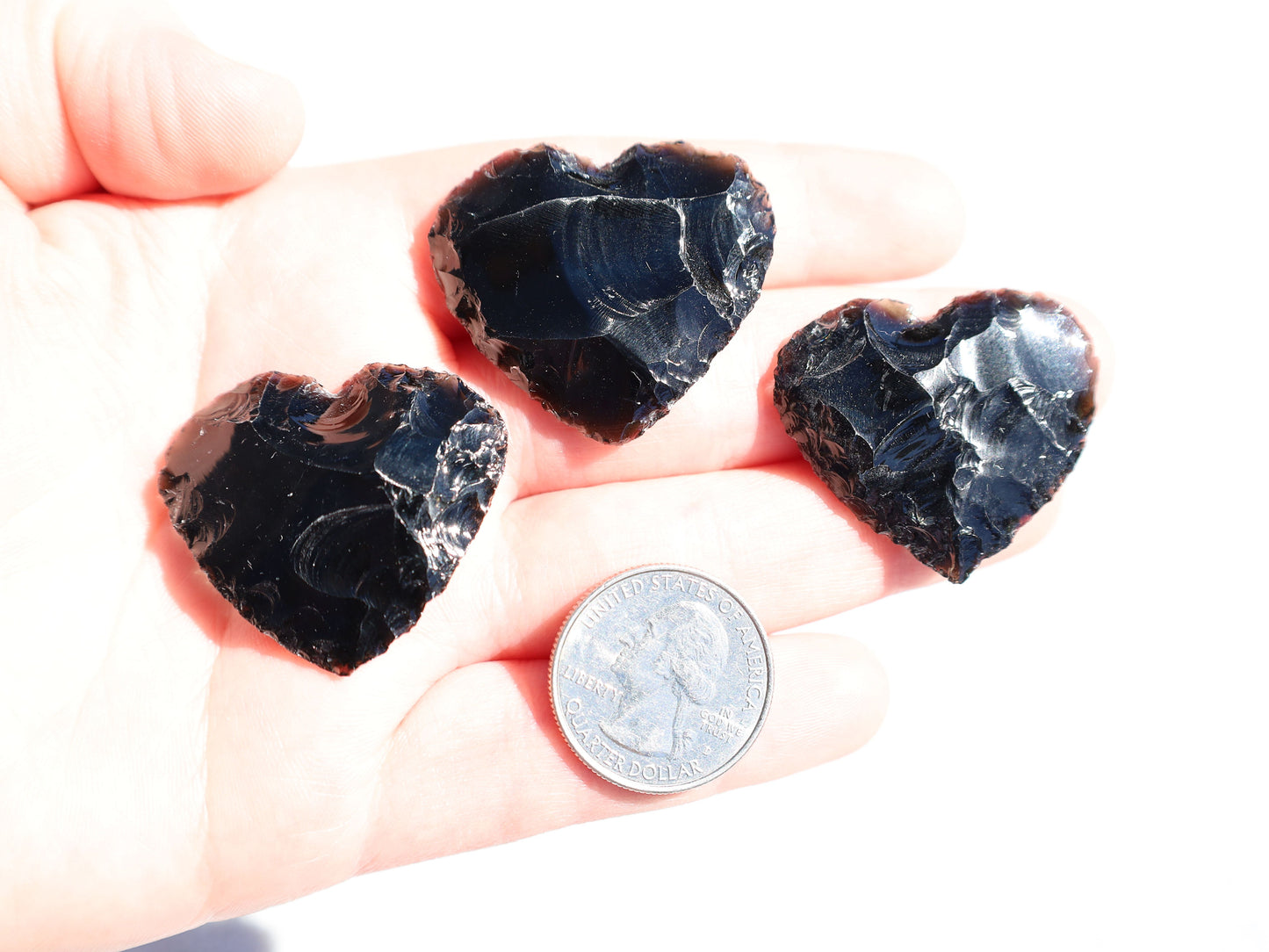 Obsidian Heart Cabochon