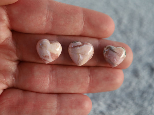 Rhodochrosite Heart Cabochon