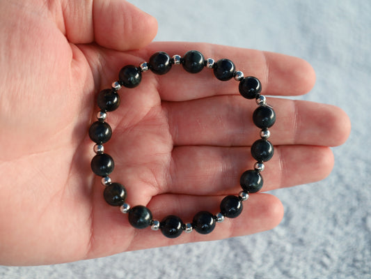 Handmade Blue Tigers Eye Bracelet