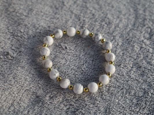 Howlite Goddess Bracelet